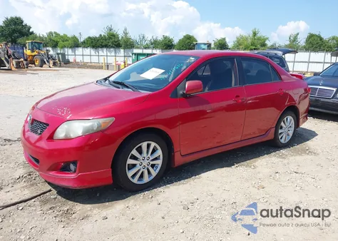 2010 Toyota Corolla S из США, поврежденный, VIN 2T1BU4EE9AC326024